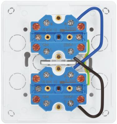 Vägguttag delta 4-v utp mj vit - Malmberg - 3
