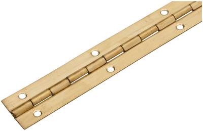 Pianogångjärn mässing MILLERS, PIANOGÅNGJÄRN MILLERS MÄSSING 560X30MM - 2