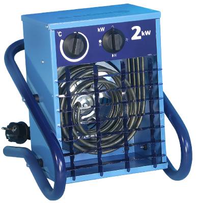 Värmefläkt VF 21A 2,15 kW El-Björn, VÄRMEFLÄKT VF 21A ELBJÖRN 1-FAS 230V 0-1-2 KW