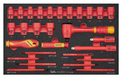 Verktygssats Teng Tools TEFXV28 1000&nbsp;V, VERKTYGSSATS 1000V TEFXV28 EVA 28 DELAR