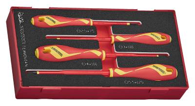 Skruvmejselsats Teng Tools TEAMDV04N 1000 V, SKRUVMEJSELSATS TEAMDV04N 1000V 4 DELAR
