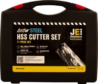 Kärnborrsats Turbo Steel HSS 1'', KÄRNBORR SET TURBO STEEL 12-26MM 1'' HSS