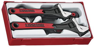 4 delars Skiftnyckelsats Teng Tools TTADJ04, SKIFTNYCKELSATS 4 DELAR - 2