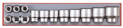 14 delars Hylssats. Med 3/4" fyrkantsfäste. Teng Tools TTX3414, HYLSSATS 3/4 19-50MM 14 DELAR