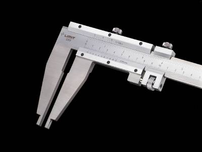 Verkstadsskjutmått rostfritt med fininställning Limit, VERKSTADSSKJUTMÅTT 500X100MM