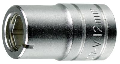 Bitshylsa. Med 3/8" fyrkantsfäste. Teng Tools M380061-C, BITSHYLSA 3/8 10MM