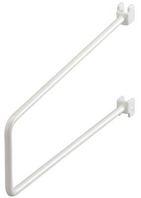 Bokstöd för skenor Elfa, BOKSTÖD FÖR SKENOR ELFA 465110 VIT 250MM