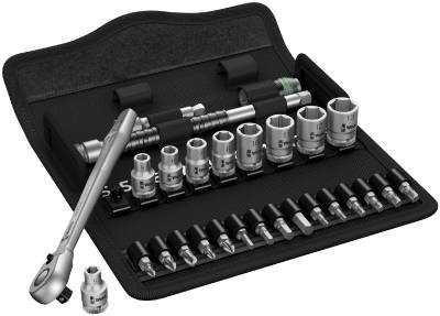 Hylsnyckelsats med 1/4'' fyrkantsfäste. Wera 8100 SA 8, HYLSNYCKELSATS 8100 SA8 1/4