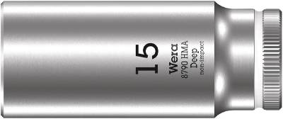 Hylsa WERA HMA (1/4" djup), HYLSA LÅNG 8790 HMA DEEP WERA 1/4'' 15MM
