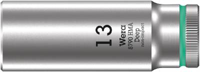 Hylsa WERA HMA (1/4" djup), HYLSA LÅNG 8790 HMA DEEP WERA 1/4'' 13MM