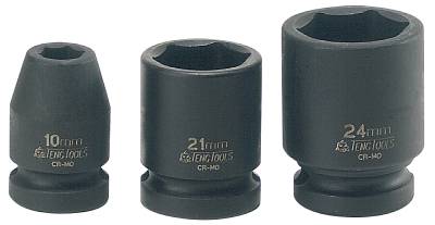 Krafthylsa. Med 1/2" fyrkantsfäste Teng Tools, KRAFTHYLSA 1/2 21 MM DIN