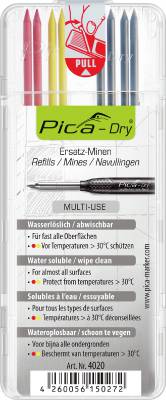 Reservstift Pica Dry, STIFT PICA DRY RÖD,GUL,GRAF(8)
