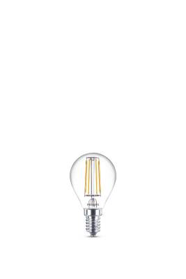 Klassisk LED-lampa E14 (klar) Philips, LEDLAMPA PHILIPS CLASSIC GLAS 40W KLOT E14 SRT4 VARMVIT KLAR