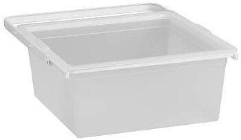 Förvaringsback solid utdragbar  Elfa, PLASTBACK 40 ELFA 264213 UTDRAGBAR VIT 449X436X188MM