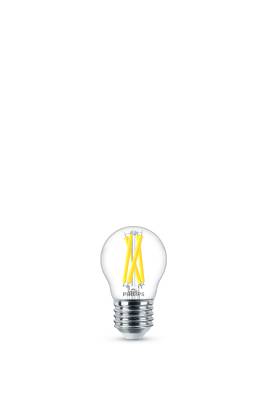 Klassisk LED-glödlampa E27 (dimbar) Philips, LEDLAMPA PHILIPS CLASSIC 40W KLOT E27 KLAR WGD90 P45 SRT4