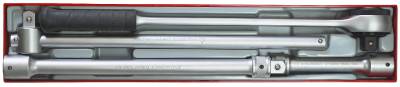 4 delars Förlängningsstänger/ spärrhandtag-sats. Teng Tools TTX3404S, HYLSVERKTYGSSATS 3/4 TTX3404S