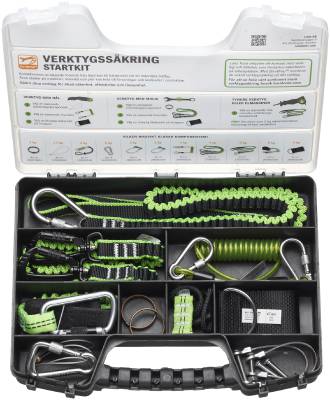 Verktygssäkring startkit, STARTBOX FÖR VERKTYGSSÄKRING, SET AV LINOR OCH KOMPONENTER
