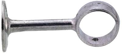 Rörhållare öppen MILLERS, RÖRHÅLLARE 759 MILLERS POLERAD ALUMINIUM  Ø25MM