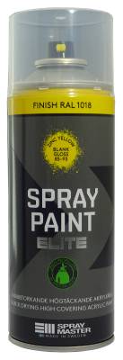 Sprayfärg&nbsp;Elite Spray Master, SPRAYFÄRG SPRAY MASTER ELITE GUL BLANK 400ML