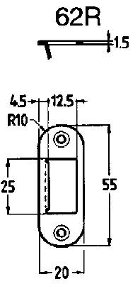Slutbleck Fix 62R, SLUTBLECK 62R FIX ELFÖRZINKAT - 2