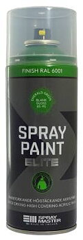 Sprayfärg&nbsp;Elite Spray Master, SPRAYFÄRG SPRAY MASTER ELITE GRÖN6001 BLANK 400ML
