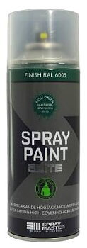 Sprayfärg&nbsp;Elite Spray Master, SPRAYFÄRG SPRAY MASTER ELITE GRÖN6005 BLANK 400ML