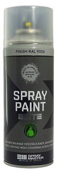 Sprayfärg&nbsp;Elite Spray Master, SPRAYFÄRG SPRAY MASTER ELITE VIT ALUMINIUM 400ML