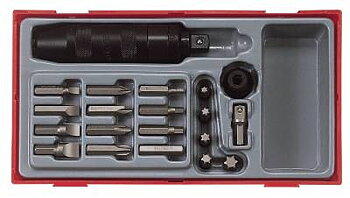 20 delars Slagskruvmejselsats Teng Tools TTID20, SLAGSKRUVMEJSELSATS 1/2 20 DELAR