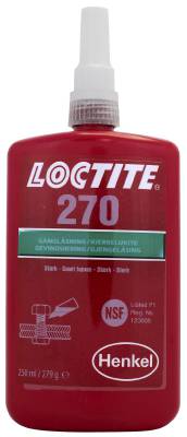 Gänglåsning stark Loctite 270, GÄNGSÄKRING STARK 250ML 270