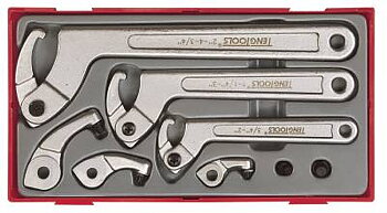 8 delars Haknyckel sats Teng Tools TTHP08, HAKNYCKELSATS 8 DELAR