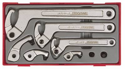 8 delars Haknyckel sats Teng Tools TTHP08, HAKNYCKELSATS 8 DELAR
