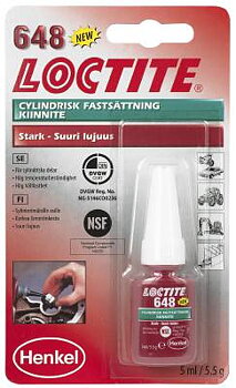Lim cylindrisk 648 5 ml - Loctite