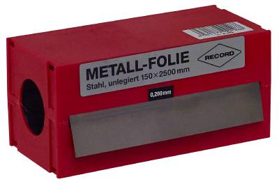 Stålfolierullar 150x2500 mm, STÅLFOLIE 1693-0.100