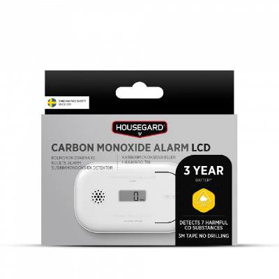 Kolmonoxidvarnare CA108 Housegard, KOLMONOXIDVARNARE HOUSEGARD CA108 LCD - 2