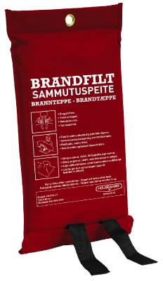 Brandfilt Housegard, BRANDFILT HOUSEGARD SILIKON RÖD 120X180CM