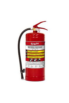 Pulversläckare Fire24 med väggfäste, PULVERSLÄCKARE HOUSEGARD FIRE24 RÖD 6KG