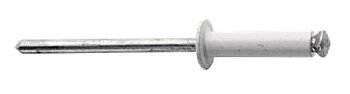 Färgade blindnitar Rapid, BLINDNIT RAPID ALU DIAMETER 4X10 VIT