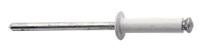 Färgade blindnitar Rapid, BLINDNIT RAPID ALU DIAMETER 4,8X12 VIT