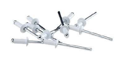 Färgade blindnitar Rapid, BLINDNIT RAPID ALU DIAMETER 4,8X12 VIT - 2