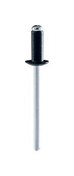 Färgade blindnitar Rapid, BLINDNIT RAPID ALU DIAMETER 4,8X12 GRÅ