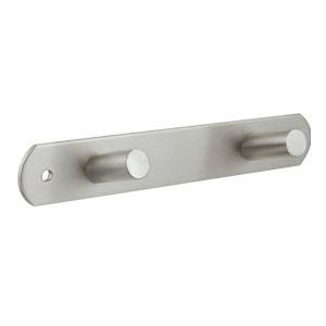 Handdukshängare 5630 MILLERS, DUBBELKROK MILLERS ROSTFRITT 25X140MM