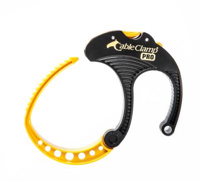 Kabelklämma, KABELKLÄMMA CABLE CLAMP PRO MEDIUM SVART/GUL 30-50MM