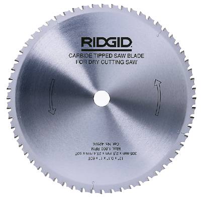 Extra hårdmetallklinga till Kapmaskin för kapklingor Ridgid 590 L, SÅGKLINGA HM 14''60T 83066