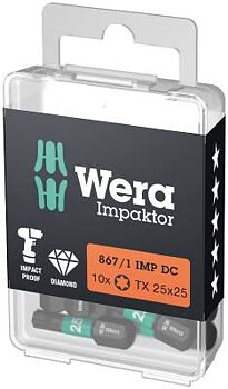 Bits 867/1 imp DC TX30 25 mm - Wera
