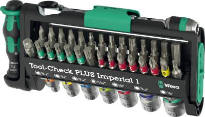 Bitssats Tool-Check PLUS Imperial 1 Wera, BITSSATS WERA TOOL-CHECK PLUS IMPERIAL 1