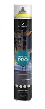 Linjemarkeringsfärg Tracing Pro Soppec, LINJEMARKERINGSFÄRG SOPPEC TRACING PRO GUL 750ML