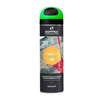Märkfärg Fluo TP Nordic Soppec, MÄRKFÄRG SOPPEC FLUO TP NORDIC GRÖN 500ML