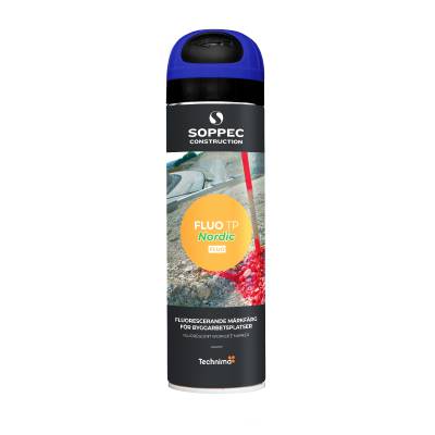 Märkfärg Fluo TP Nordic Soppec, MÄRKFÄRG SOPPEC FLUO TP NORDIC BLÅ 500ML