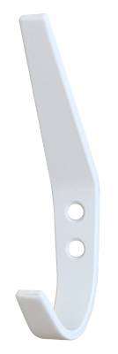 Klädkrok 2-krok 150 MILLERS, KLÄDKROK DUBBELKROK 58 MILLERS VIT 150MM