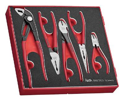 5-delars tångsats. TengTools TED441Q, TÅNGSATS 5 DELAR TED441Q FOAM - 2